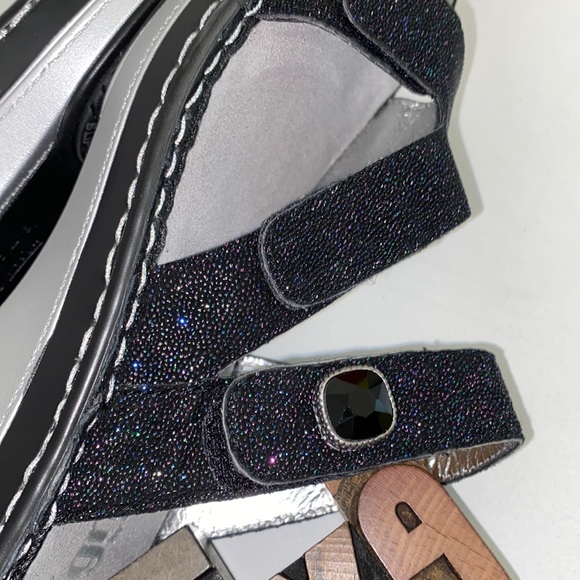 🆕🦋ALEGRIA by PG Lite ‘Loti’ Glitteroti Wedge Sandals - Picture 10 of 13
